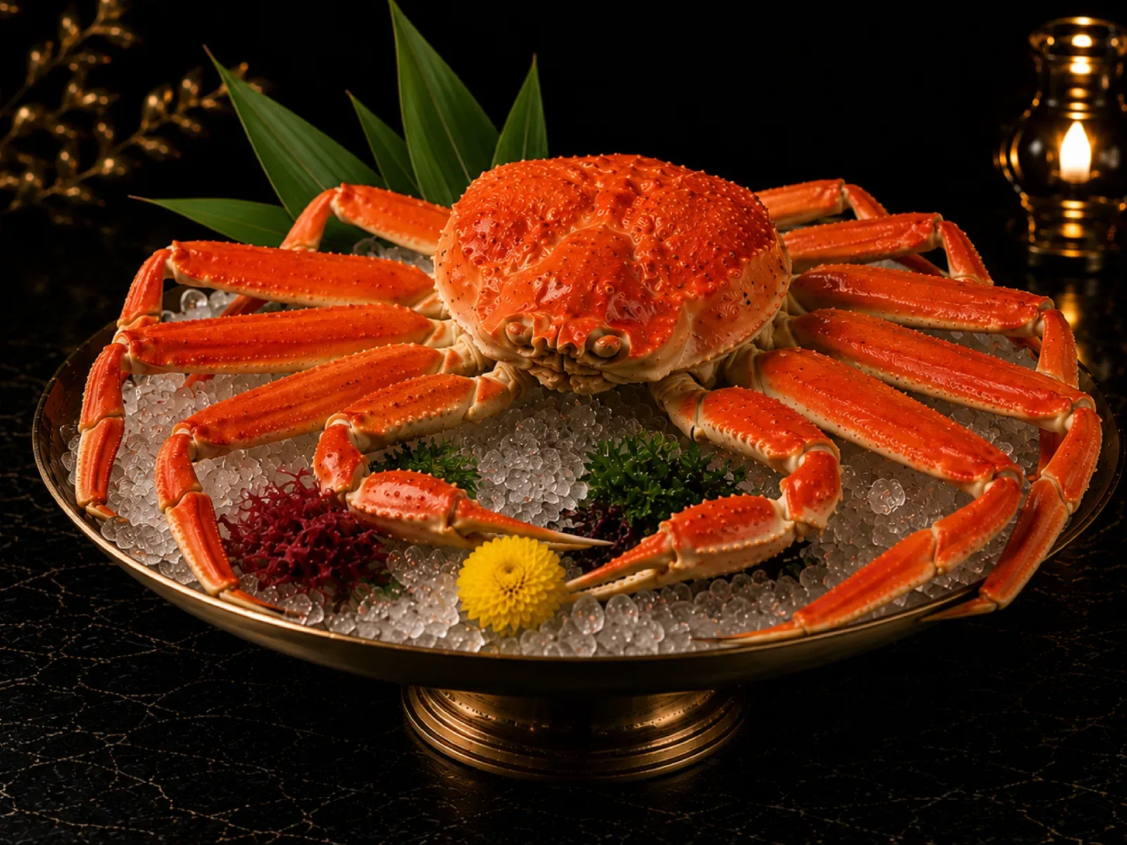 Cua Matsuba và nguyên liệu cao cấp tại THE GU Teppanyaki ở Thành phố Hồ Chí Minh
